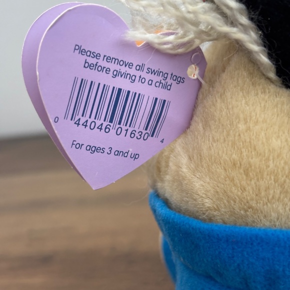 NWT Vintage Puffkins PATCHES Scarecrow 1994 Beanie Plush Stuffed Animal NEW - Picture 9 of 9